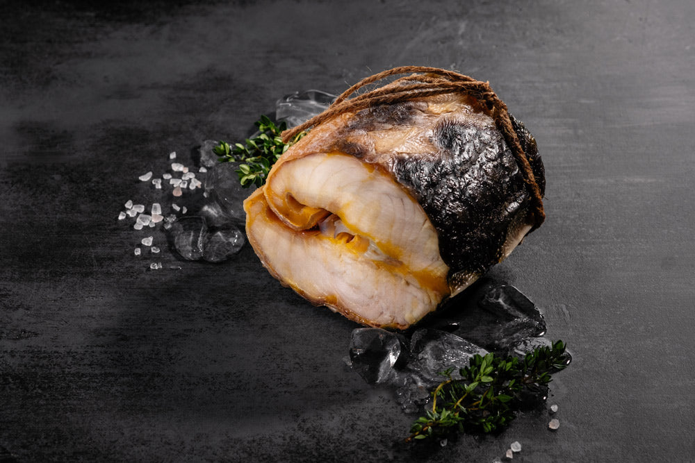 Classic Hot Smoked Sturgeon Roll (skinless)