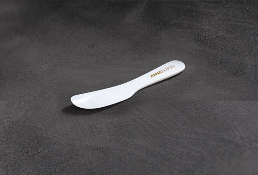 Mother of pearl knife with logo 11.5 cm
